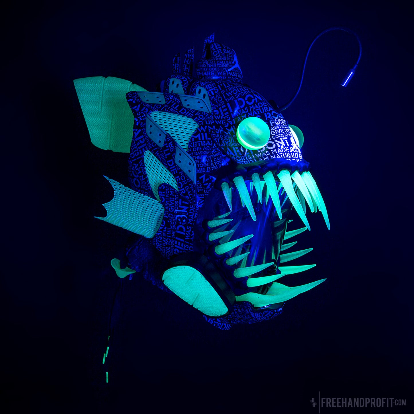 DB5 Angler Fish Gas Mask Enamel Pin