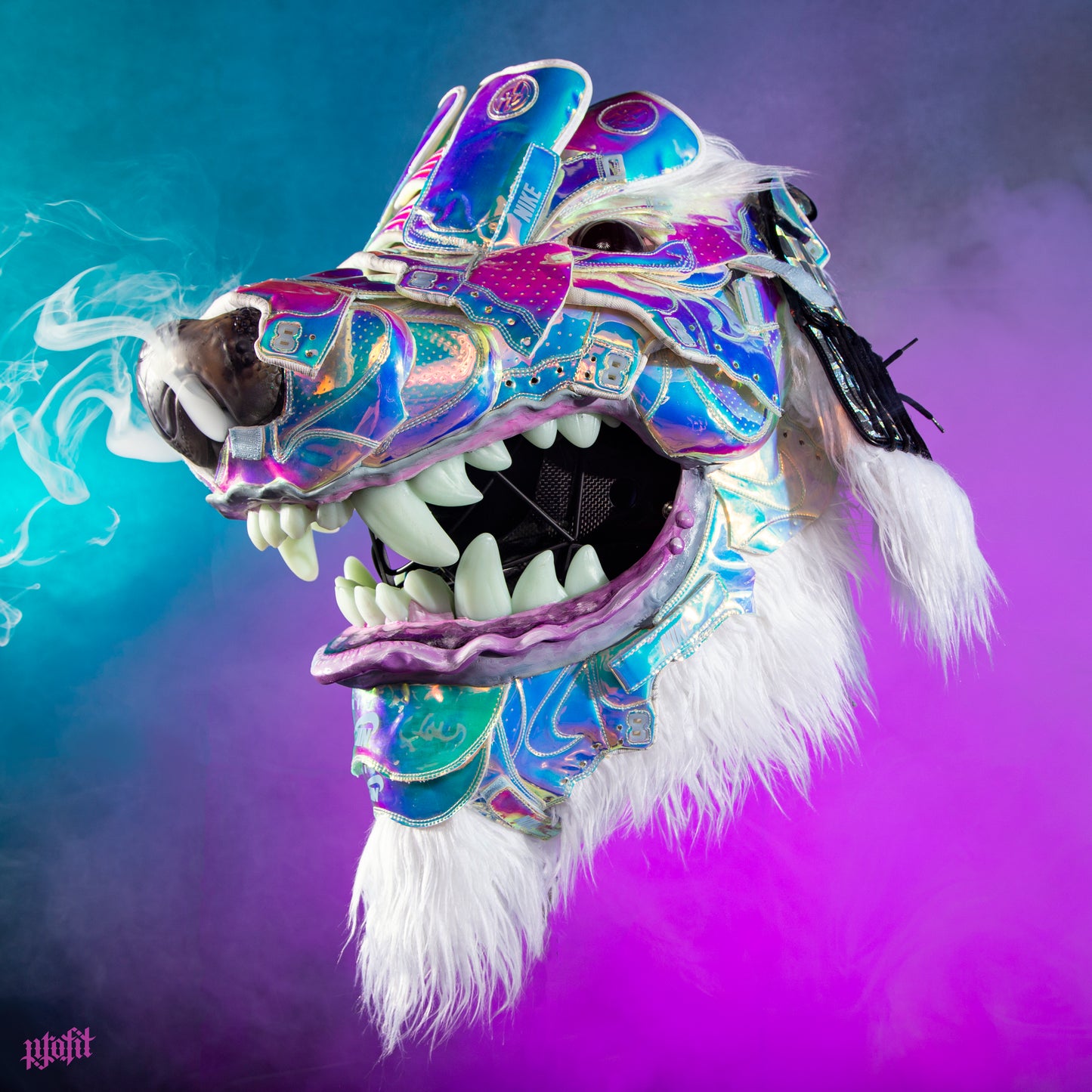 Falkor Sneaker Mask Enamel Pin