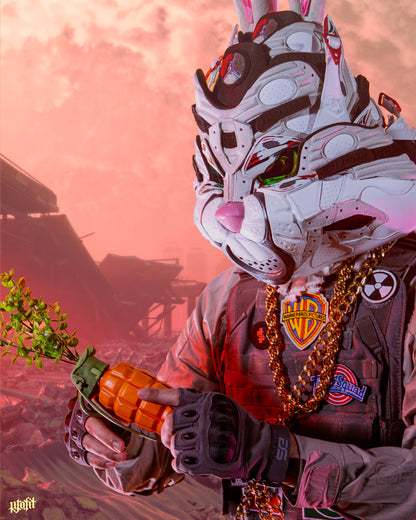 Carrot Grenade Enamel Pin