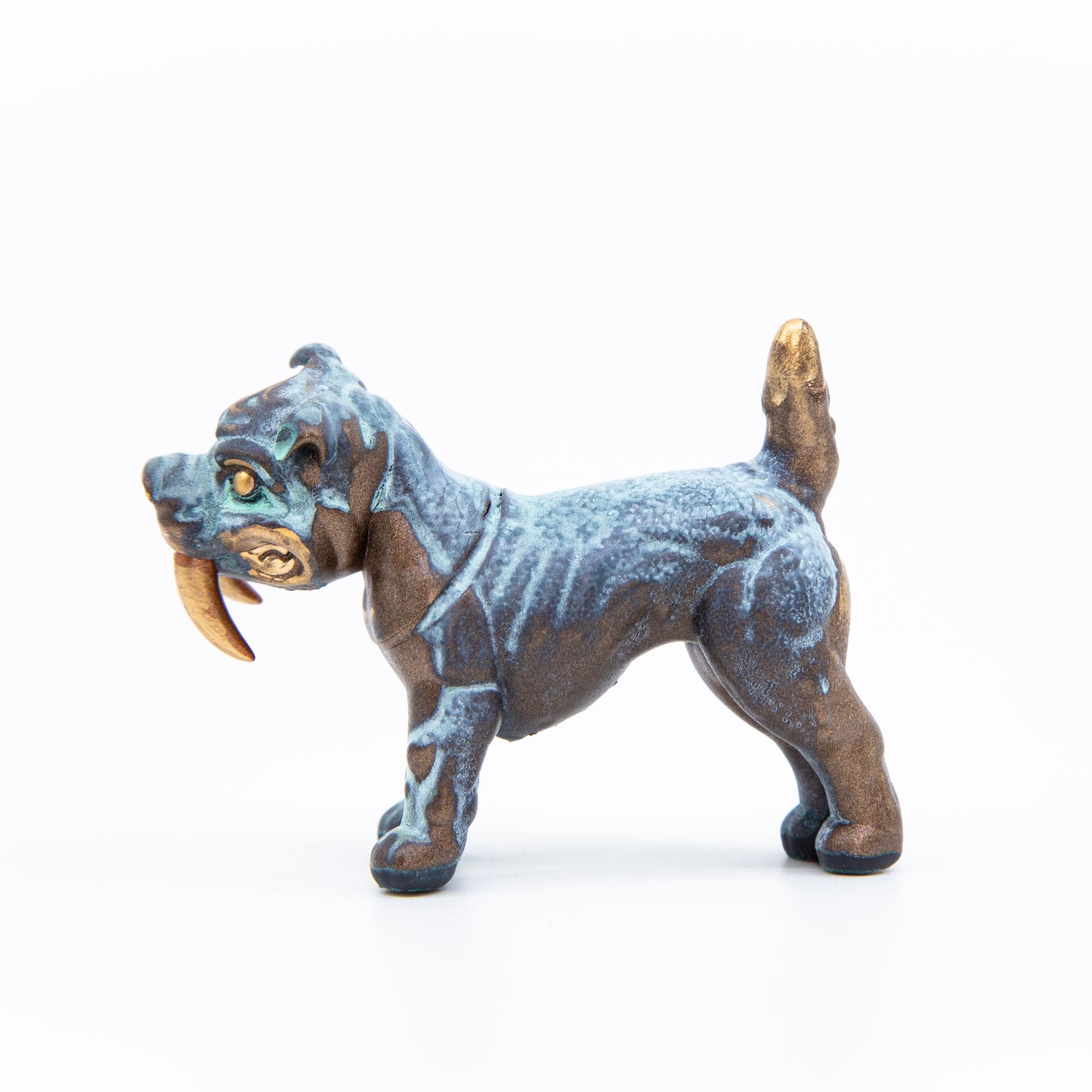 SUNKEN: Mini La Brea the Saber Tooth Pit Bull