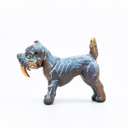 SUNKEN: Mini La Brea the Saber Tooth Pit Bull