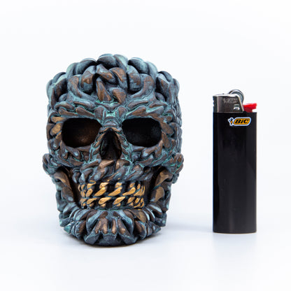 SUNKEN: Cuban Link Skull No.3