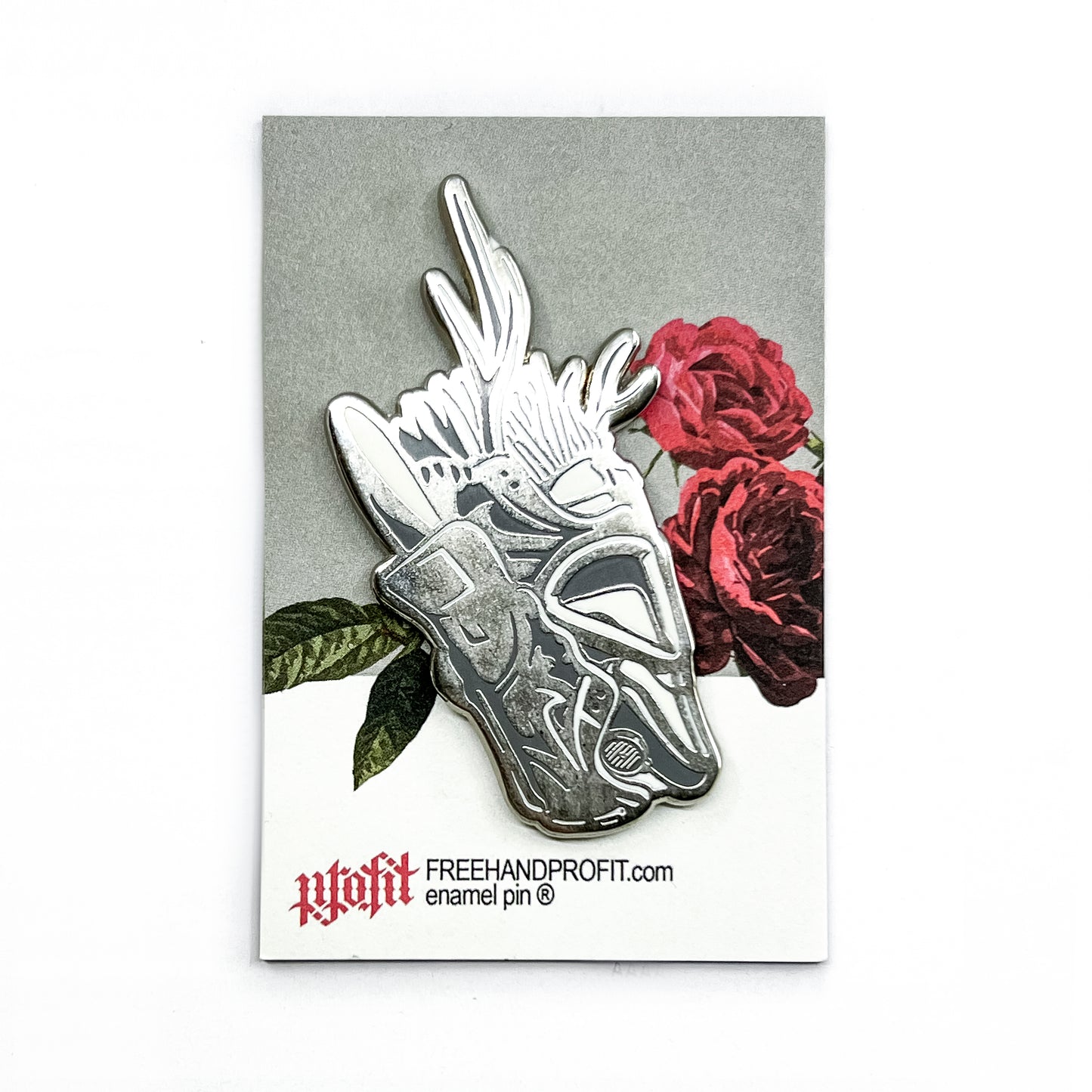 AM1 Stag Gas Mask Enamel Pin