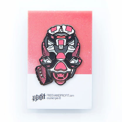 AM90 Gas Mask Enamel Pin