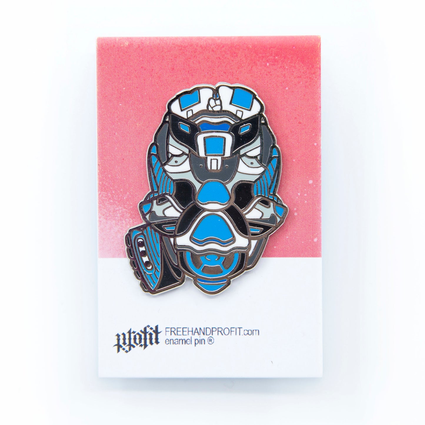 AM90 Gas Mask Enamel Pin
