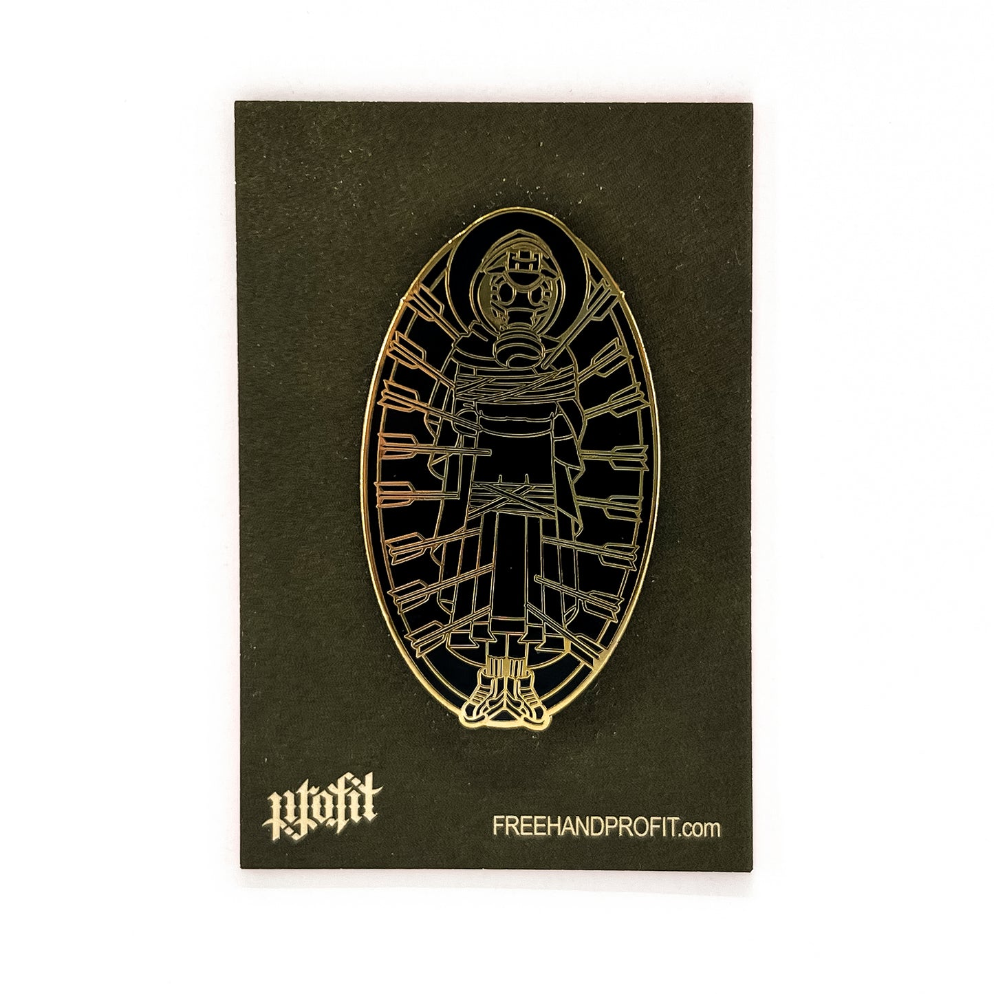 Apostle's Gas Mask Enamel Pin