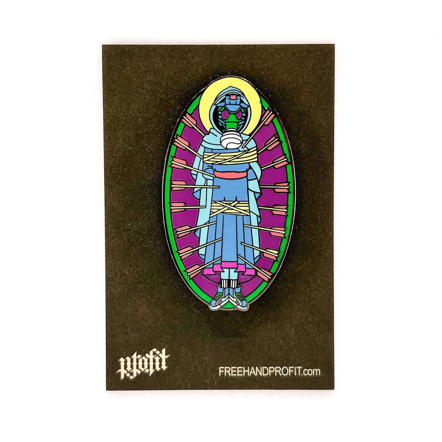 Apostle's Gas Mask Enamel Pin