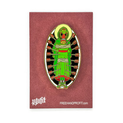 Apostle's Gas Mask Enamel Pin