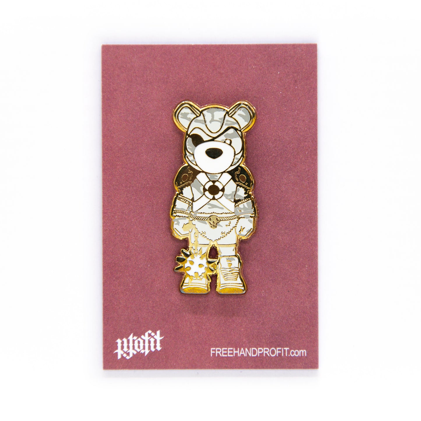 BarBEARian Enamel Pin