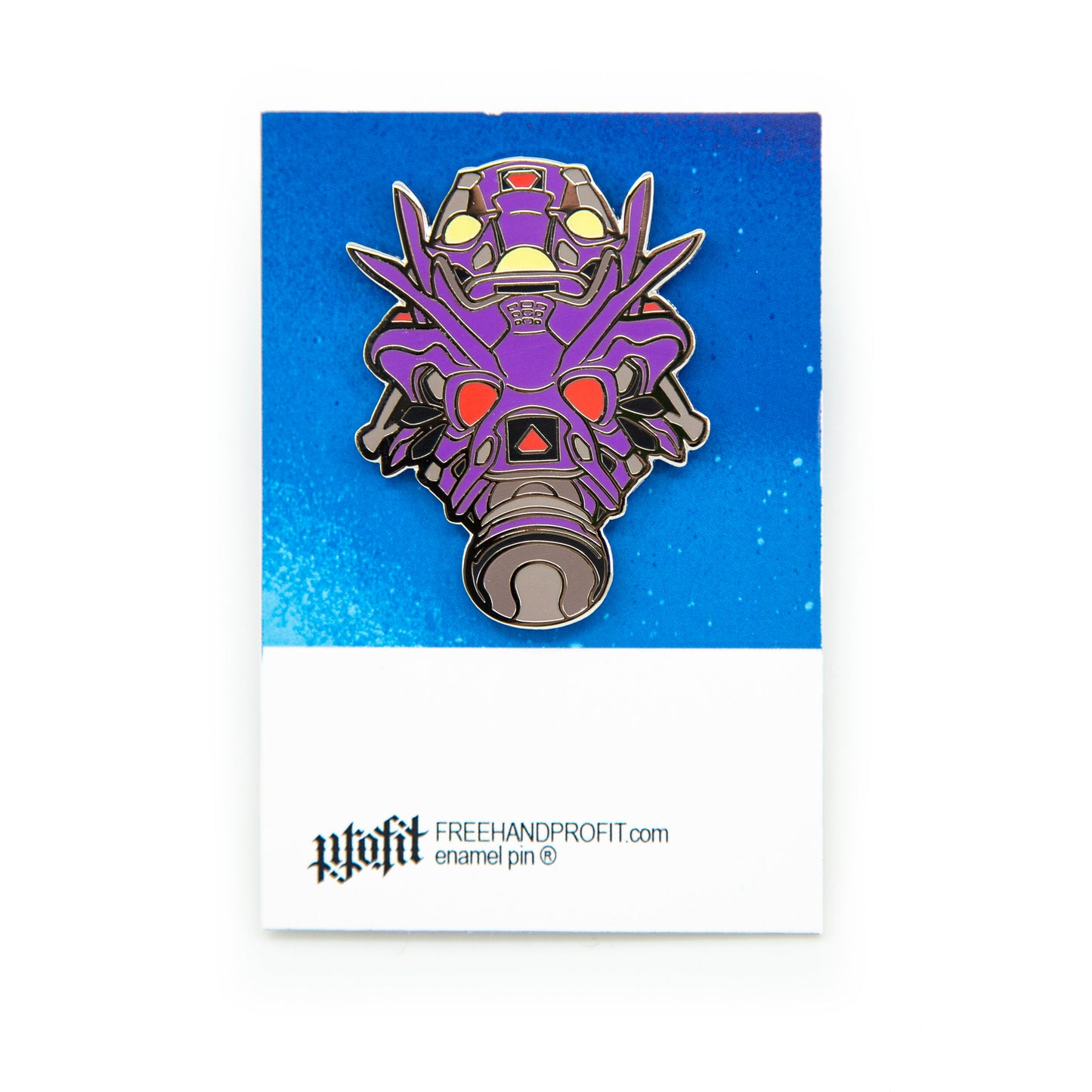 Brainiac IV Gas Mask Enamel Pin