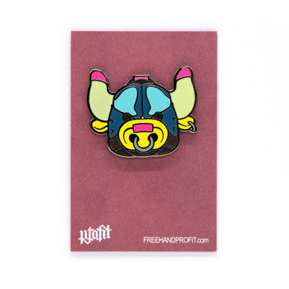 Bull Headed Enamel Pin