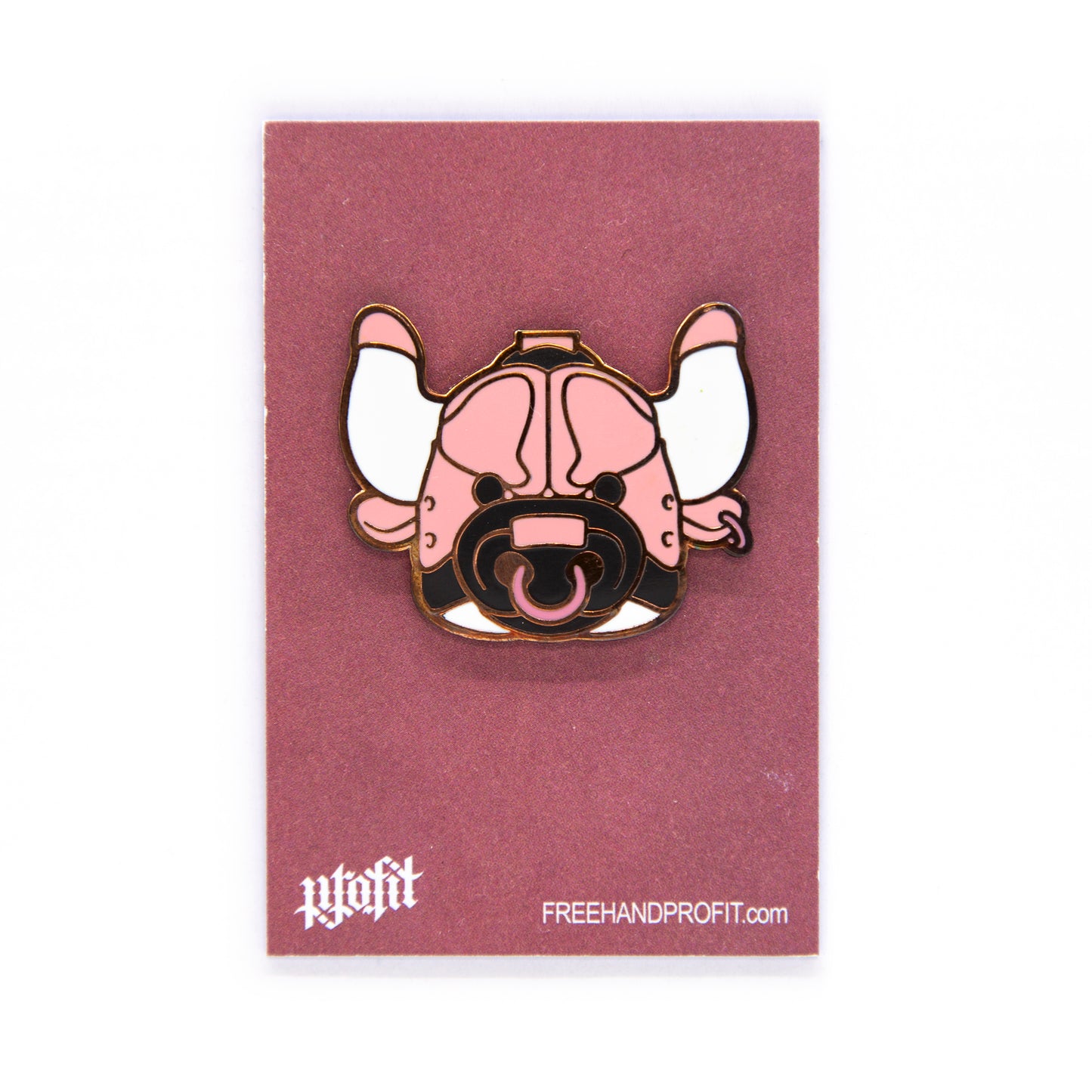 Bull Headed Enamel Pin