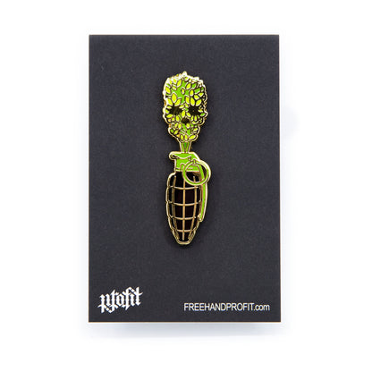 Carrot Grenade Enamel Pin