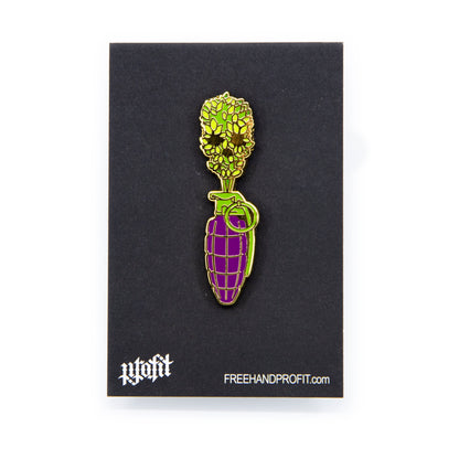 Carrot Grenade Enamel Pin