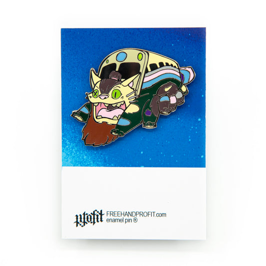 Wotherspoon Cat Bus Enamel Pin