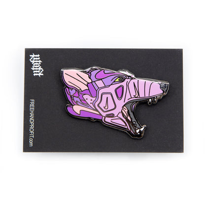 Sneaker Coyote Enamel Pin
