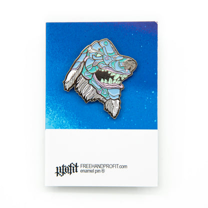 Falkor Sneaker Mask Enamel Pin