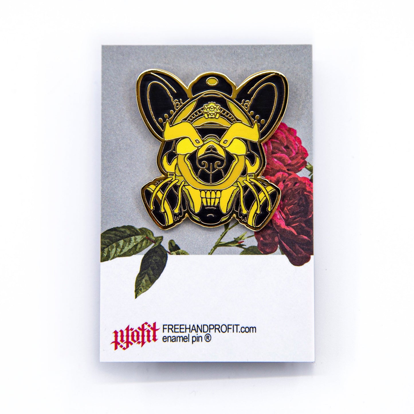 Pest Sneaker Mask Enamel Pin