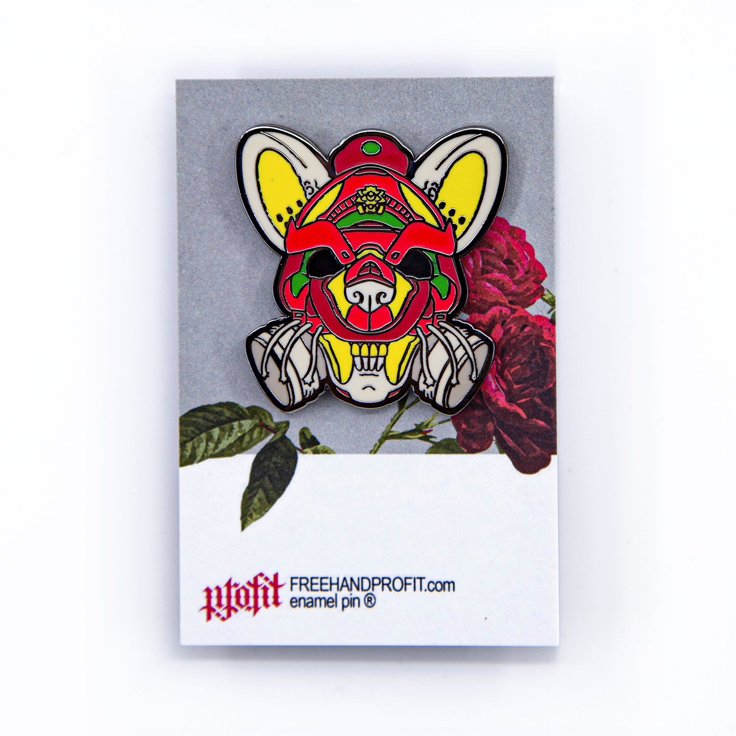 Pest Sneaker Mask Enamel Pin