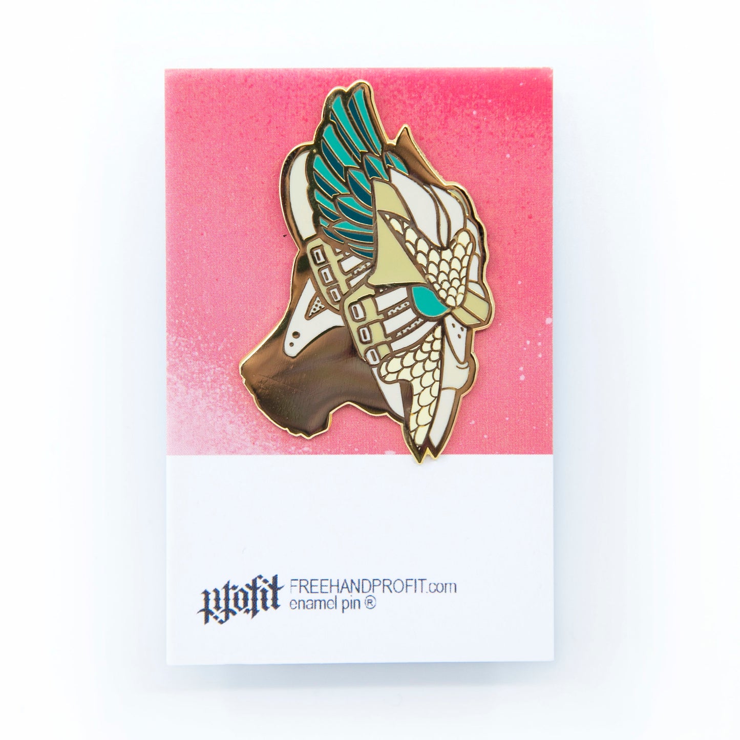 Quetzalcoatl Sneaker Mask Enamel Pin