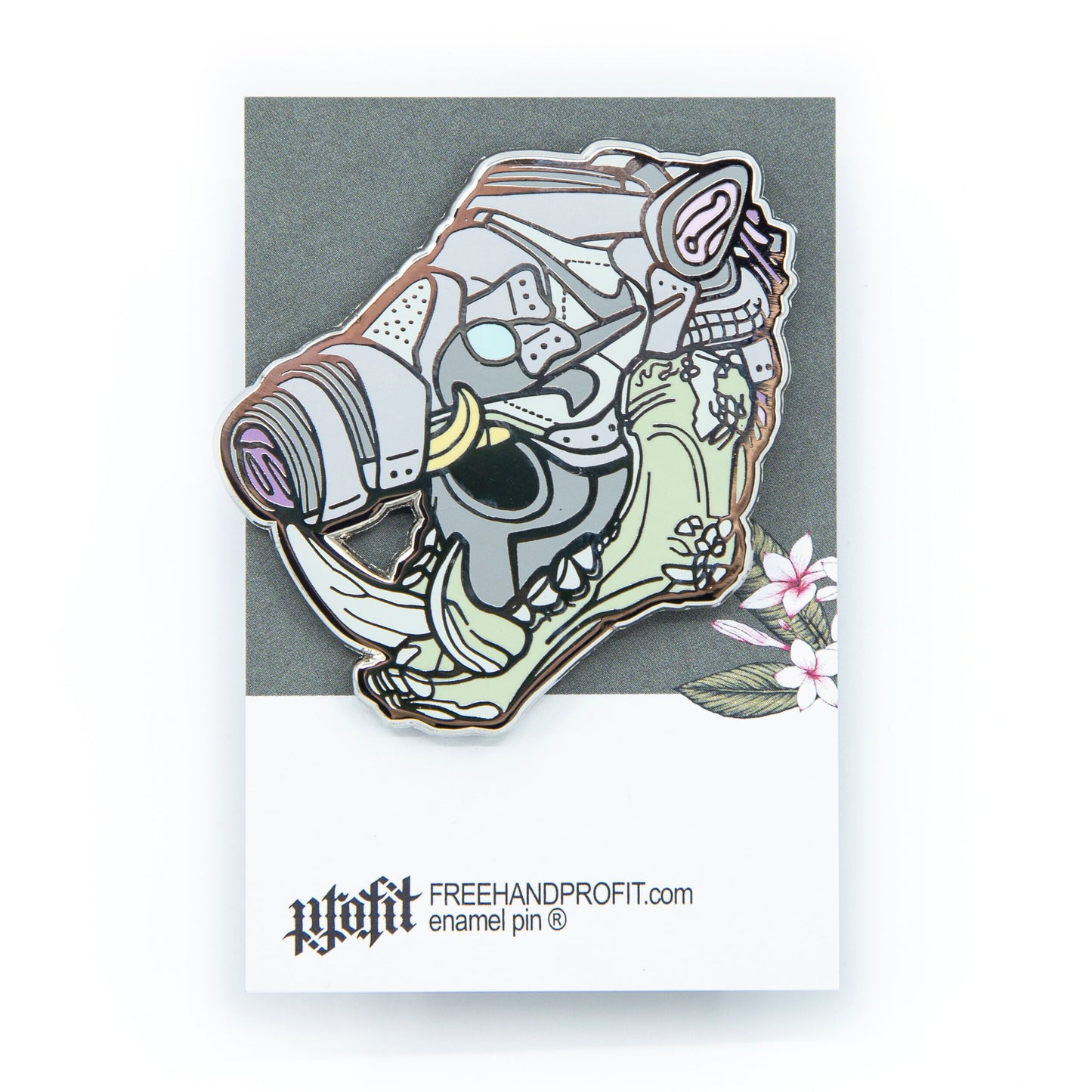 Travis 1 Boar Mask Enamel Pin