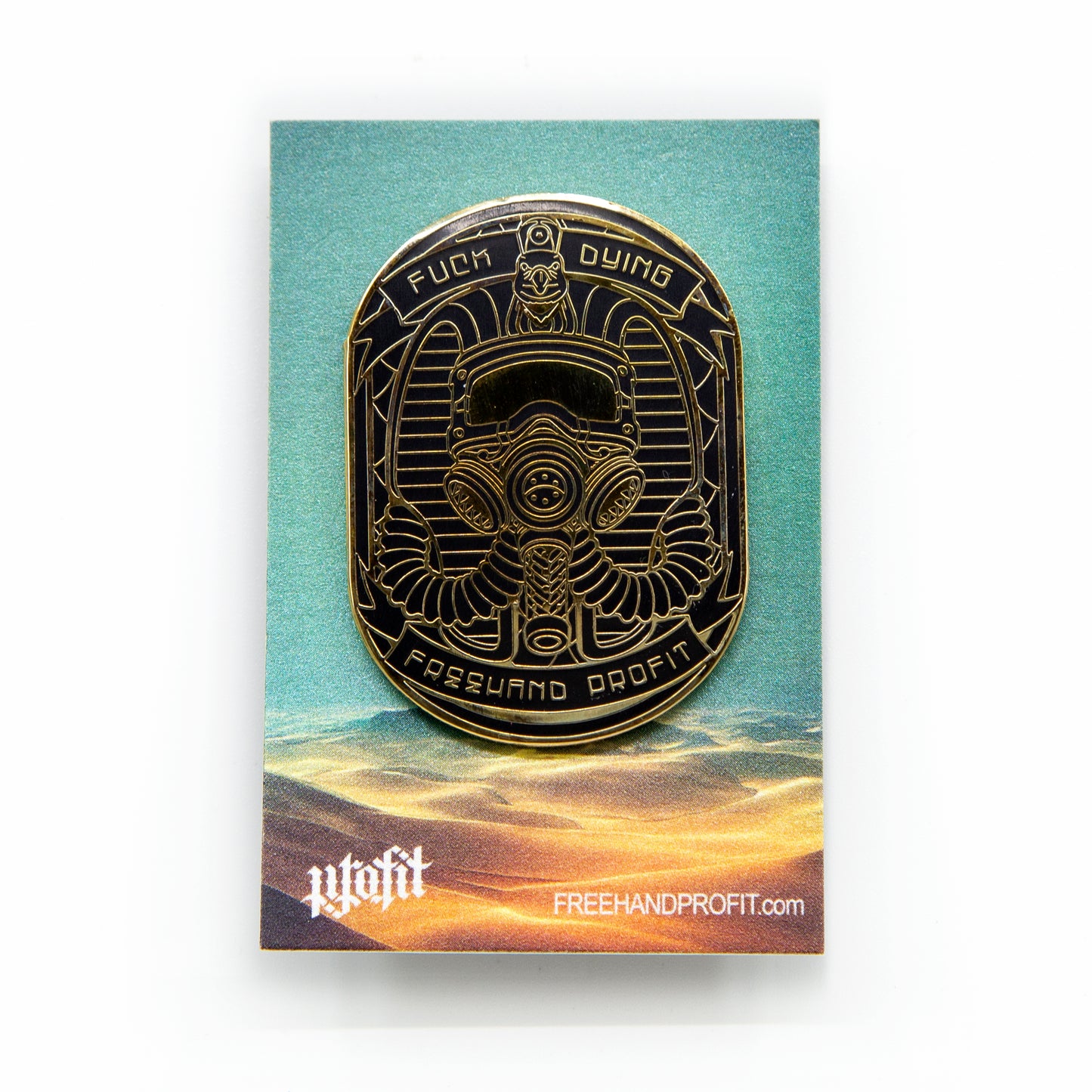 Tutbebombin G.A.S. Mask Enamel Pin
