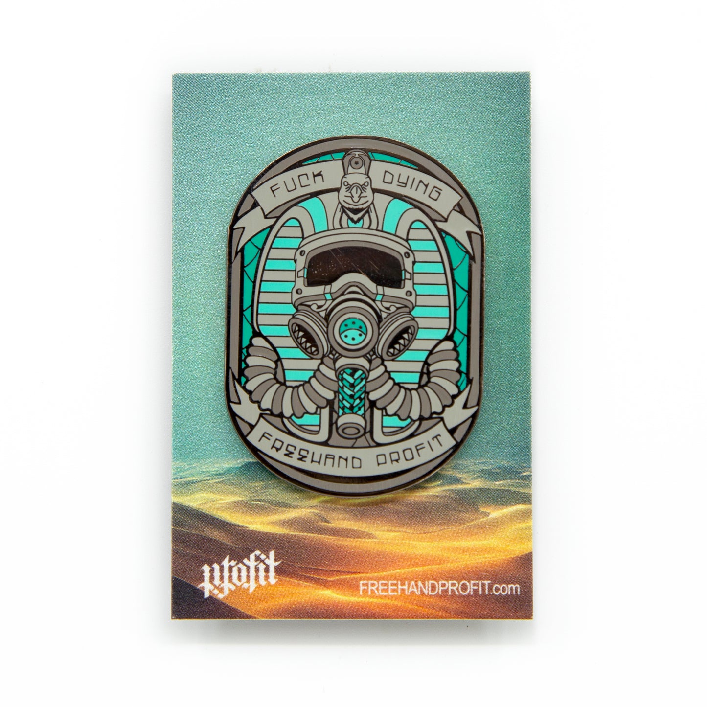 Tutbebombin G.A.S. Mask Enamel Pin