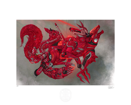 'Wolf on the Run Vol. 2' 16"x20" Giclée Print