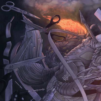 'Grey Matters' 12"x18" Giclée Print