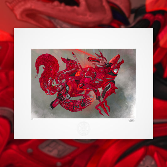 'Seeing Red' 12"x18" Giclée Print