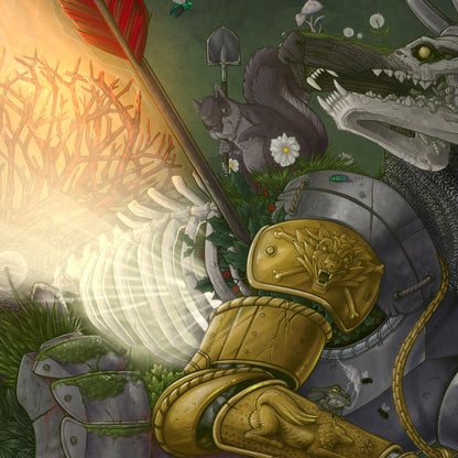 'An Honorable Death' 12"x18" Giclée Print