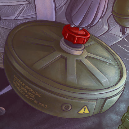 'Grey Matters' 12"x18" Giclée Print