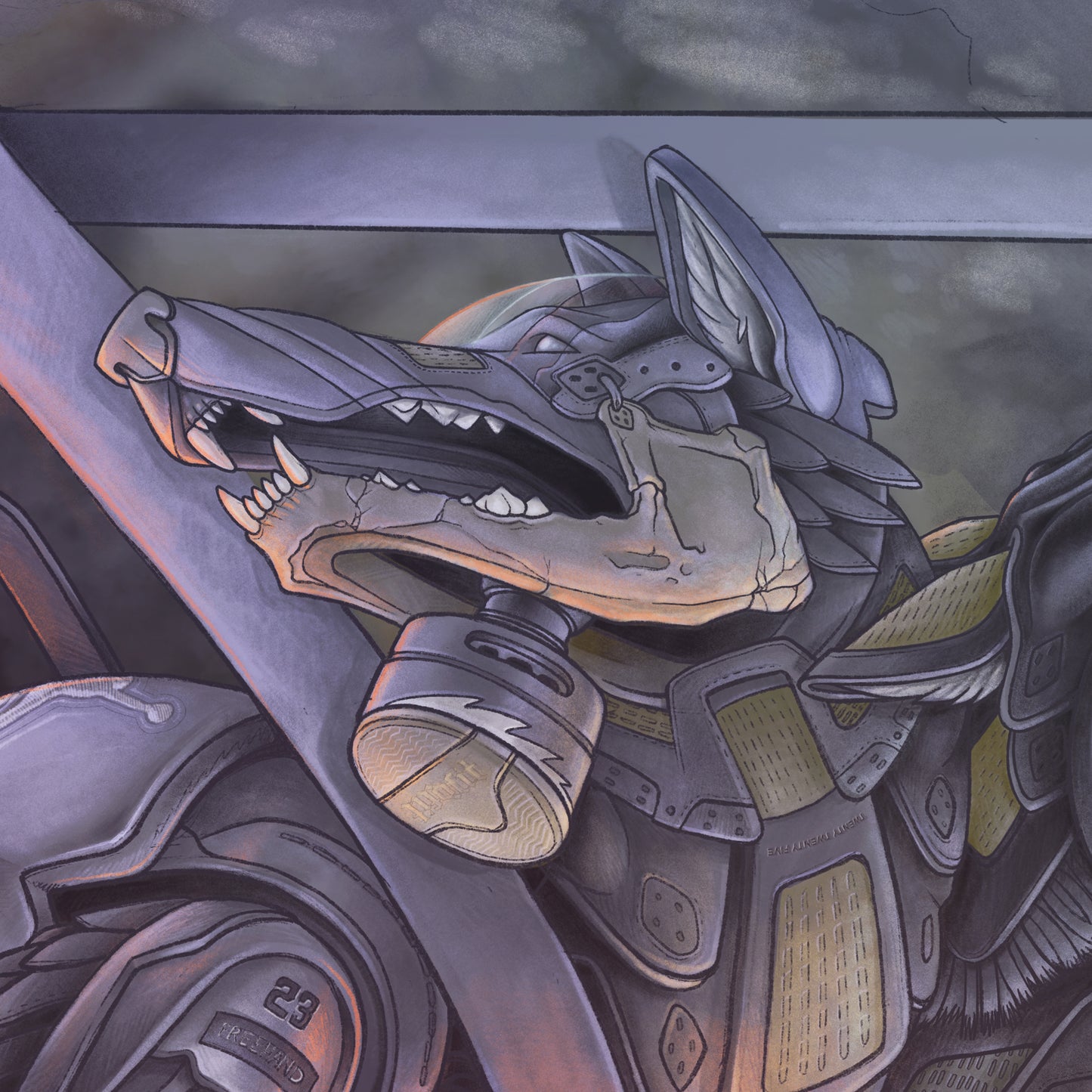 'Grey Matters' 12"x18" Giclée Print