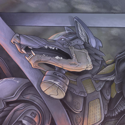 'Grey Matters' 12"x18" Giclée Print