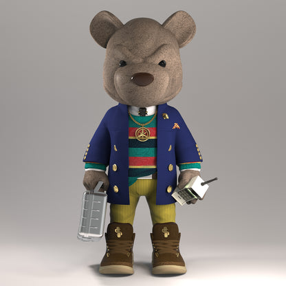 Bear With Me Enamel Pin